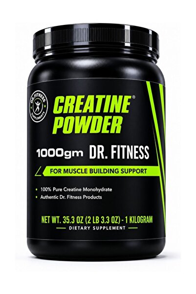 DR.FITNESS 1KG Creatine Monohydrate Pure Powder For Muscle Building Support a...