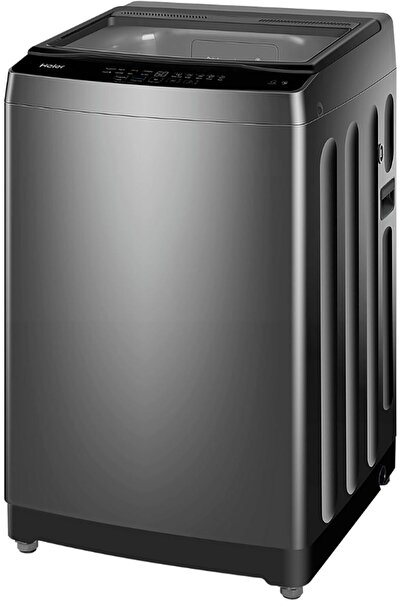 Haier غسالة ملابس طراز HWM70-316S6 تحميل علوي سعة 7.0 كجم باللون الفضي مع غسي...