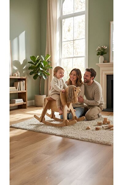 Asrimo mobilya WOODEN PONNY HORSE SALLANAN OYUNCAK