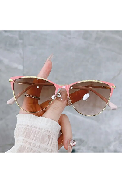 Choice1 C2 1Pc Fashion Retro Cat Eye Sunglasses for Women, Large Frame Sunsha...