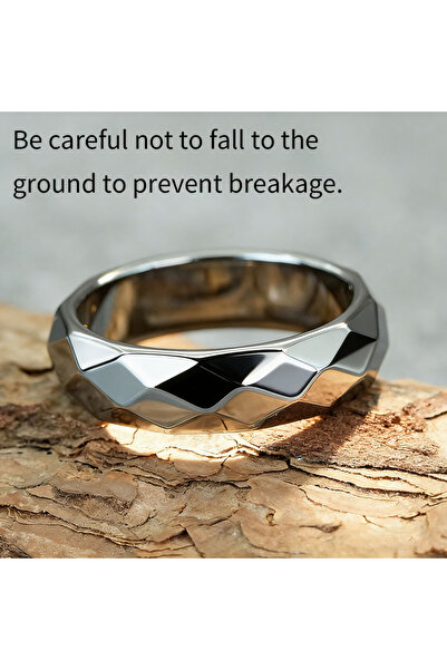 Choice1 10 HematiteRing Unique Hematite Diamond Ring Men Woman 4 Sizes Availa...