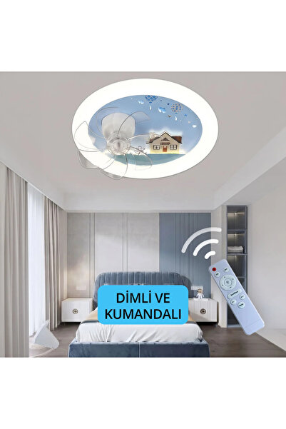 tra power Home Fanlı Plafonyer Led Avize
