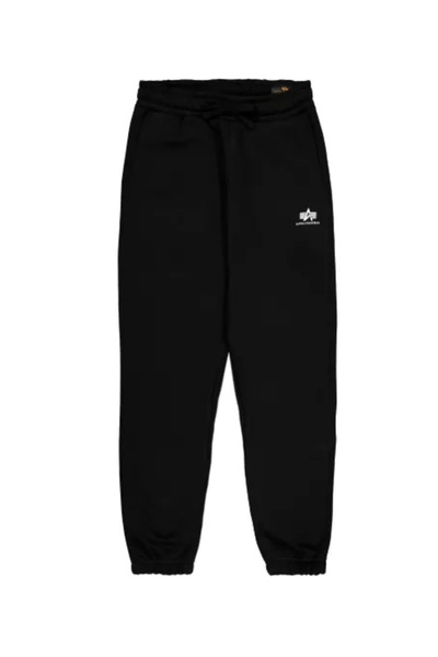 Alpha Industries Joggeri negri de bază pentru bărbați cu logo mic