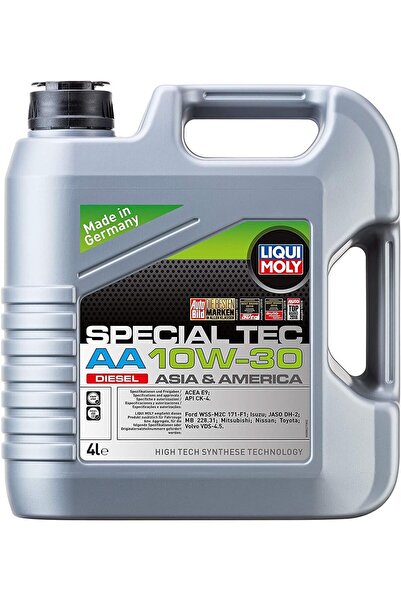 Liqui Moly Special Aa Engine Oil, 10W-30 viscosity, 4.0 liters capacity, 1 piece