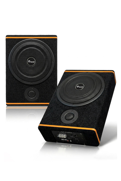 MR.SMART F.T.C MR.SMART 8 Inch Under-Seat Car Subwoofer, 2400W Deep Bass, Bui...