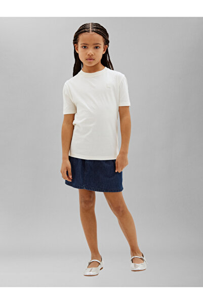 Calvin Klein Jeans Kids Unisex Beige T-Shirts