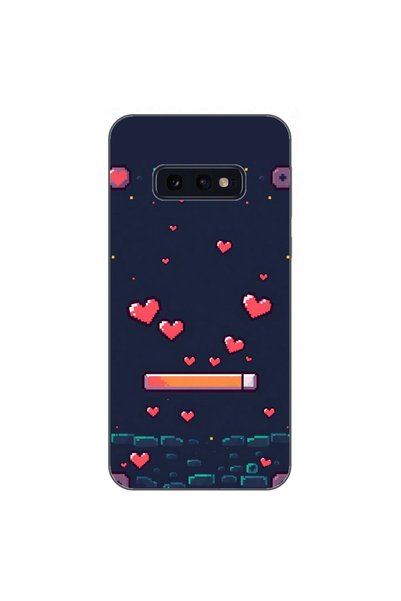 OEM Θήκη συμβατή με Samsung Galaxy S10e από σιλικόνη gel TPU με πίξελ υφή Hea...