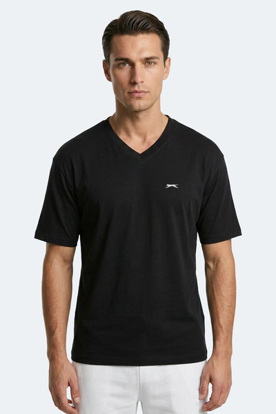 Slazenger Katre Men's Oversized Black T-Shirt