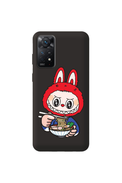 Other Xiaomi Redmi Note 11 4G Labubu 1 Black Colored Silicone TPU Θήκη