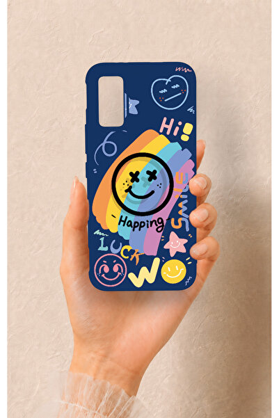 Vip Case İnfinix Gt 30 Pro Uyumlu Happing Smile Desenli Silikon Kılıf