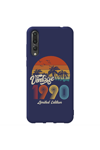 Other Huawei P20 Pro Vintage Dark blue Colored Silicone TPU Θήκη