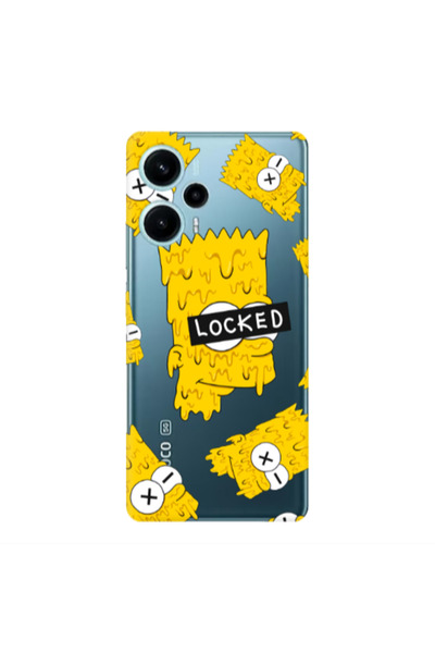 Other Xiaomi Poco F5 Bart Simpson Transparent Silicone TPU Θήκη