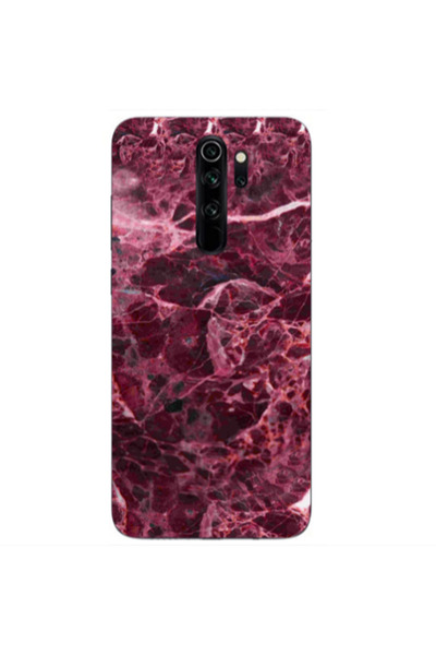 Other Xiaomi Redmi Note 8 Pro Marble Cherry Transparent Silicone TPU Θήκη