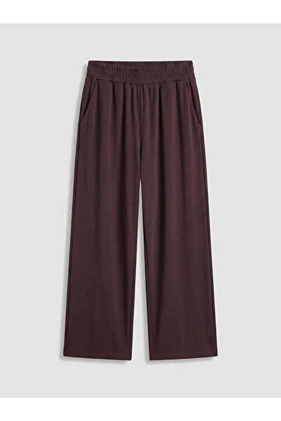 LC Waikiki Brown Soft Touch Women's Sports Sweatpants