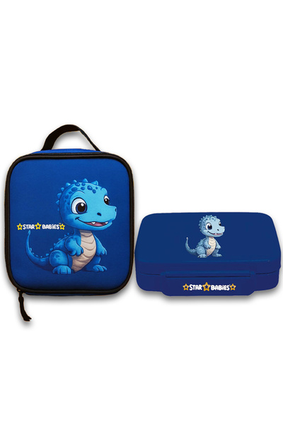 STAR BABiES -Star babies Dino Themed Bento Lunch Box with 4 Compartments, BPA...