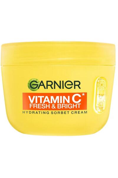 Garnier Set 2 x Crema Fata Hidratanta Sorbet, Vitamina C, 85 ml