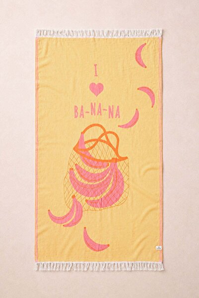 Barine Banana Muz Jakarlı Peştamal, Taşıma Çantalı