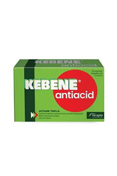 Terapia Kebene Antiacid, 40 comprimate,