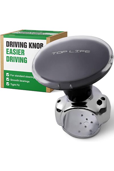 Top Life Buton pentru volan auto - Compatibil cu toate volanele - Mâner pentr...