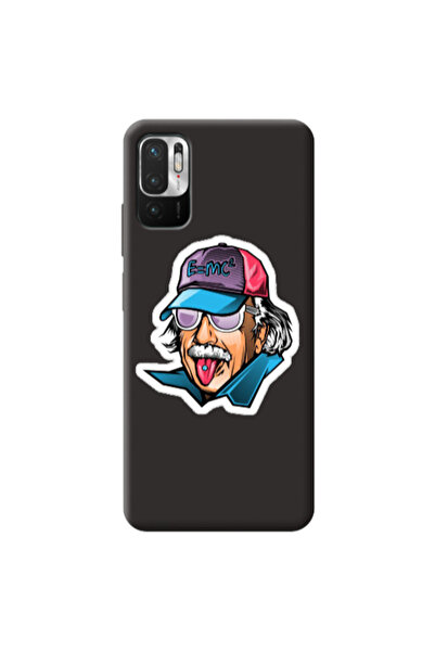 Other Xiaomi Redmi Note 10 Pro 5G Einstein Black Colored Silicone TPU Θήκη