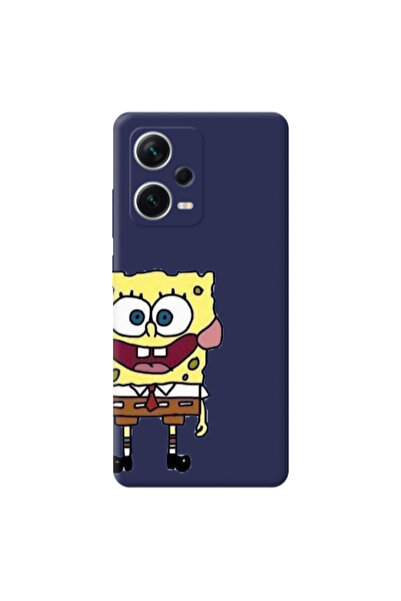 Other Xiaomi Poco X5 Spong 2 Dark blue Colored Silicone TPU Θήκη
