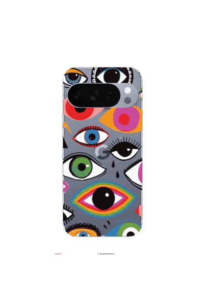 Other Google Pixel 10 Pro Colorful eyes Transparent Silicone TPU Θήκη