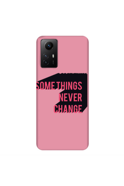 Other Xiaomi Redmi Note 12s Somethings Never Change Pink Colored Silicone TPU...