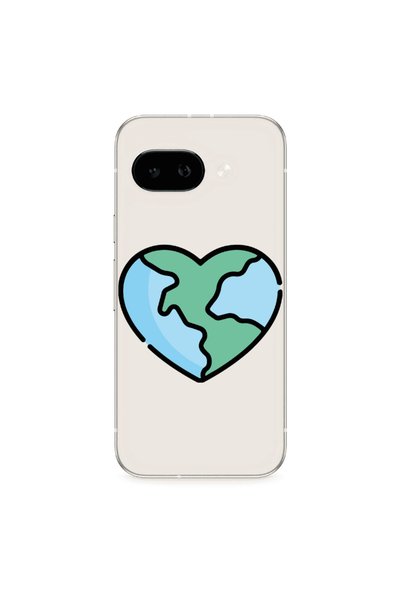 Other Google PIXEL 9A World in my heart Transparent Silicone TPU Θήκη