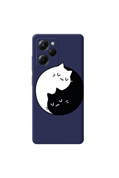 Other Xiaomi Poco X5 Pro Bundle of love Dark blue Colored Silicone TPU Θήκη