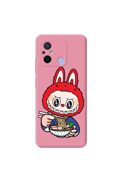Other Xiaomi Redmi 12C Labubu 1 Pink Colored Silicone TPU Θήκη