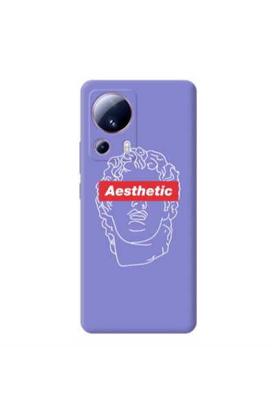 Other Xiaomi Mi 13 Lite Aesthetic Purple Colored Silicone TPU Θήκη