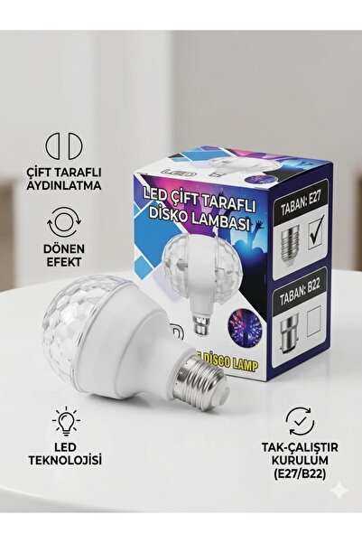 Led ÇİFT TARAFLI DİSKO TOPU