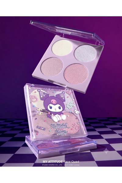 WET N WİLD My Melody & Kuromi My Attitude Allık Aydınlatıcı Paleti