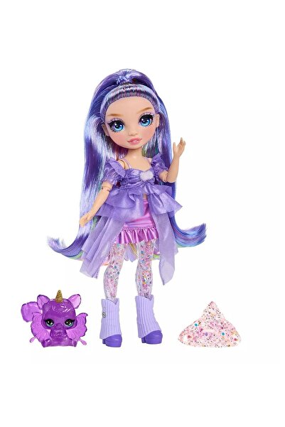 MGA Entertainment Ρέινμποου Χάι Σίμερς Κούκλα Μόδας και Σλάιμ - Βάιολετ (1224...