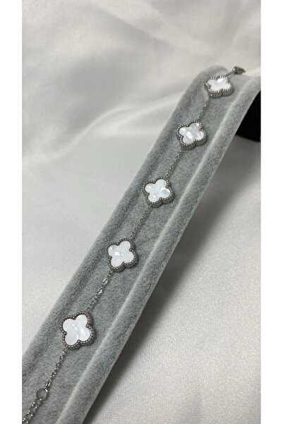 Umrece Silver-White Steel Bracelet