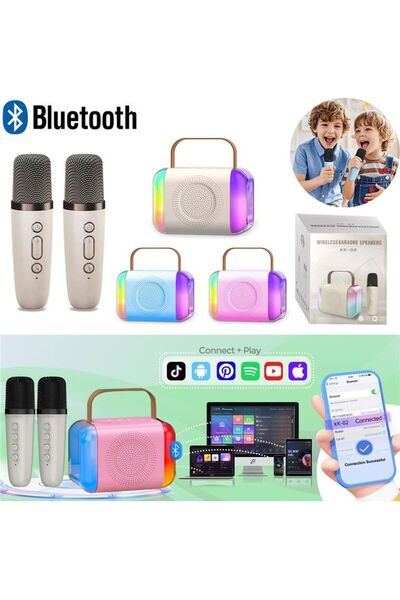 Blue Toys Ασύρματο Ηχείο Καραόκε με 2 Μικρόφωνα (MKW760116)