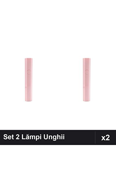 NAİLS Set 2 Lămpi UV/LED Hexagonale 3W pentru Uscare Unghii Gel Manichiură