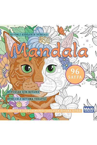 Maxi Yayıncılık Sevimli Kedilerin Dünyası Mandala