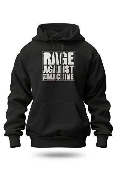 buzagi tasarım ürünleri سويت شيرت بقلنسوة للجنسين من Rage Against the Machine