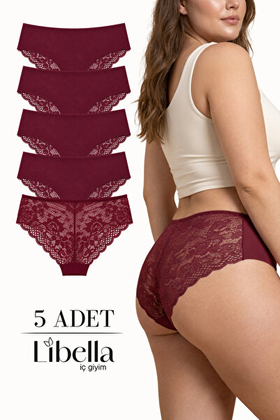 LİBELLA İÇ GİYİM New Season Premium Large Size Lace Laser Tulle Detailed Styl...
