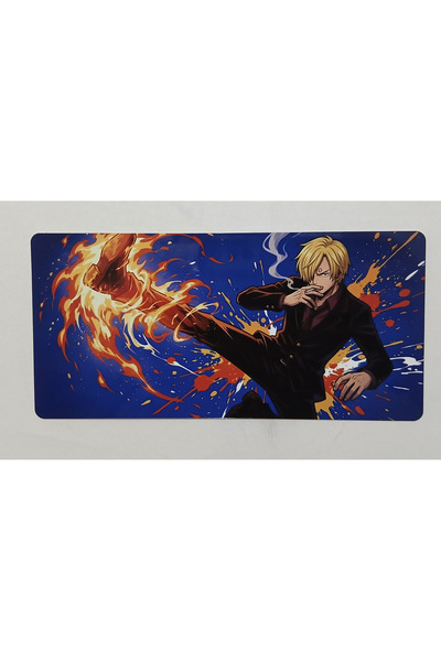 One Piece Sanji Özel Tasarım Metal Poster (20x10 cm)