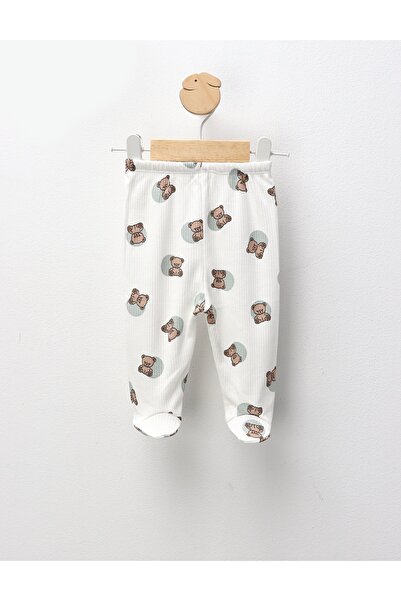 MiniKids Pantaloni cu botosei Ace Trase, Toy Bear, verde