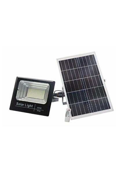 Jortan Proiector cu panou solar 200W și telecomandă BJ200W