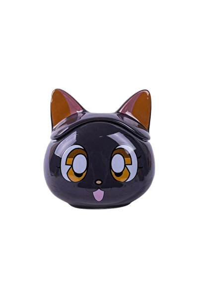 OEM Sailor Moon-luna Κεραμική Κούπα Με Καπάκι Μαύρη 350ml Κωδικός: 1771335250