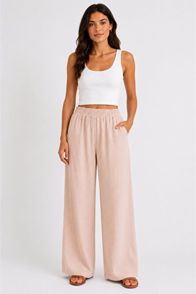 Eluna Sahara Pants σε καφέ Απόχρωση