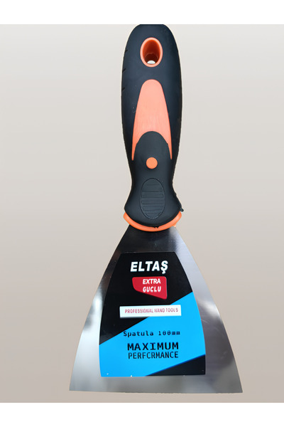 NSE Eltaş Fiber Saplı Spatula 100 mm | Paslanmaz Çelik Esnek Mala | Macun, Al...