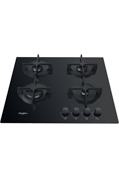 Whirlpool AKT616NB, Gaz, 4 zone de gatit, 7300w, 59cm, Negru
