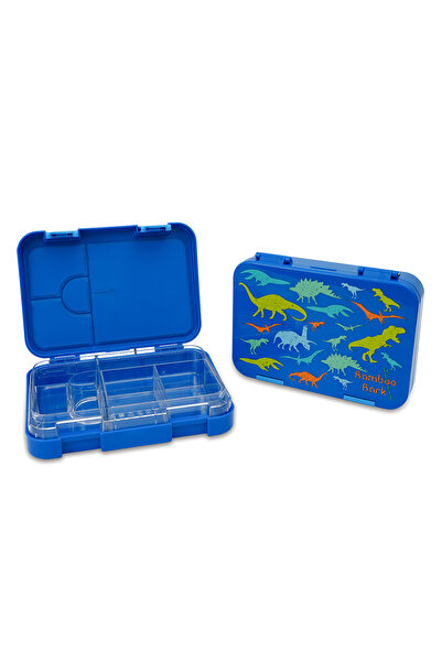 Bamboo Bark childrens kids tritan lunch box, bento, snack box with compartmen...