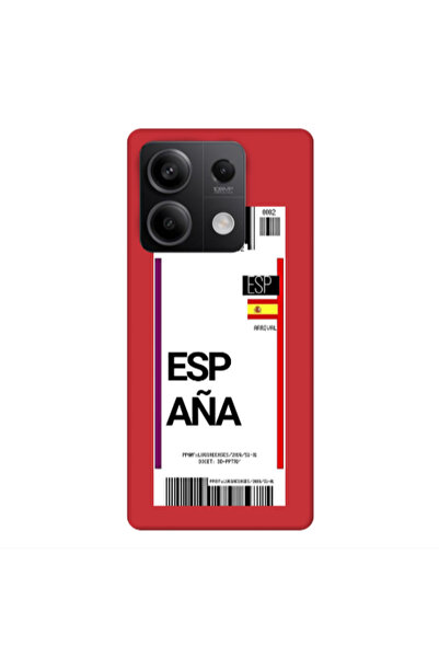Other Xiaomi Redmi Note 13Pro 5G Espana Arrival Red Colored Silicone TPU Θήκη