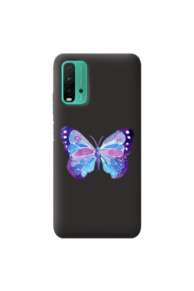 Other Xiaomi Poco M3 Big Butterfly Black Colored Silicone TPU Θήκη